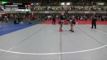 100 lbs Round 1 - Kylah Massman, Outlaw Wrestling Club vs Kinsley Schmutz, Chippewa Elite