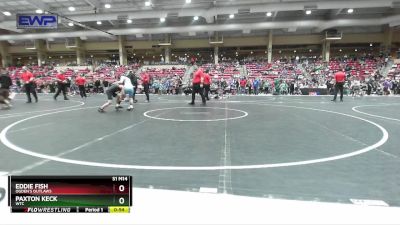 95-100 lbs Quarterfinal - Eddie Fish, Ogden`s Outlaws vs Paxton Keck, WTC