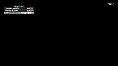 3A 157 lbs Champ. Round 1 - Oakley Maddox, Malad vs Hollis Elliott, Grangeville