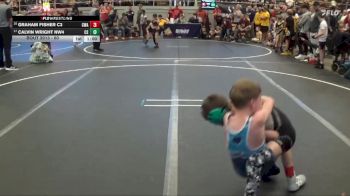 60 lbs Champ. Round 1 - Calvin Wright NW4, Columbia Station vs Graham Fisher C3, CP Wrestling Academy
