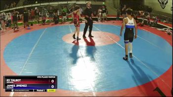 130 lbs 5th Place Match - Ry Talbot, Nevada vs James Jimenez, Nevada