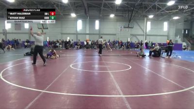 133 lbs Quarterfinal - Matt Haldiman, Wisconsin-La Crosse vs Ethan Diaz, Cornell College