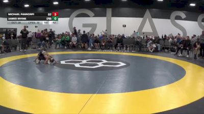 55 lbs Round 3 - James Irvine, CP Wrestling Academy vs Michael Pannorfi, The Outsiders Wrestling Club