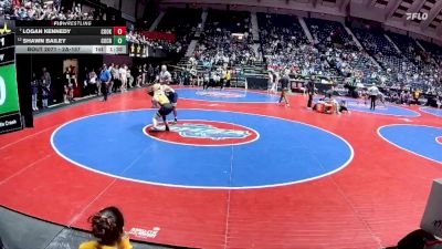 2A-157 lbs Champ. Round 1 - Logan Kennedy, Cook vs Shawn Bailey, Coahulla Creek