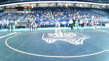 Girls-130 lbs Cons. Semi - Avery Lynch, Plainwell (Girls) vs Elyse Morales, Decatur (Girls)