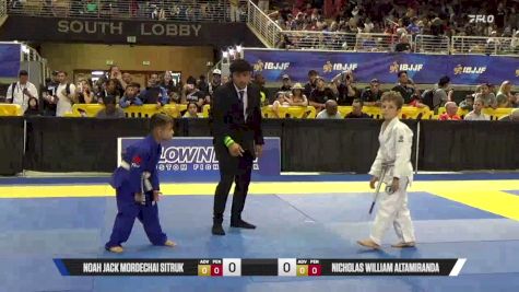 Nicholas William Altamiranda vs Noah Jack Mordechai Sitruk 2026 Pan Kids Jiu-Jitsu IBJJF Championship