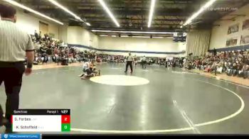 160 lbs Semifinal - Kase Schaffeld, Vale vs Garrett Forbes, La Pine