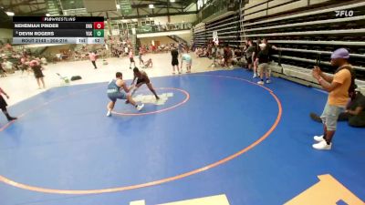 204-216 lbs Cons. Semi - Devin Rogers, Young Guns Kenosha vs Nehemiah Pinder, Unattached