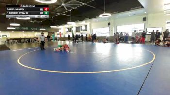 106 lbs Quarterfinal - Daniel Manley, Arlington vs Derrick Strahm, Holtville