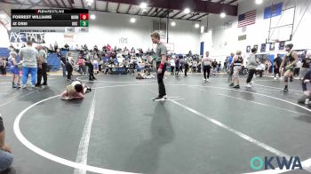 92 lbs Rr Rnd 1 - Forrest Williams, Norman North vs JZ Osei, OKC Saints Wrestling