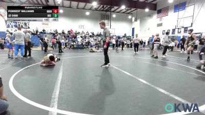 92 lbs Rr Rnd 1 - Forrest Williams, Norman North vs JZ Osei, OKC Saints Wrestling