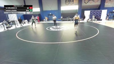 133 lbs Cons. Round 2 - AJ Orlando III, Averett vs Jason Louiso, Wilmington