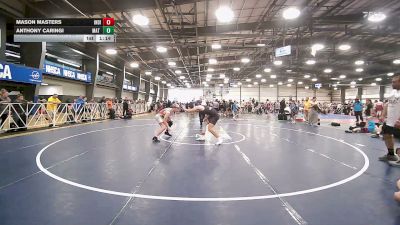 180 lbs Rr Rnd 1 - Mason Masters, Indiana Outlaws Gold - MS vs Anthony Caringi, Mat Warriors Gold MS - MS