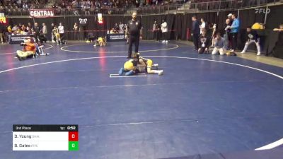 55 lbs 3rd Place - Dozier Young, Shaler vs Bryce Gates, River Valley