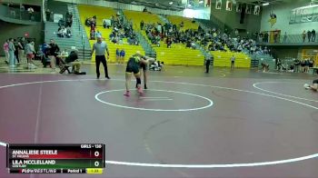 130 lbs Champ. Round 1 - Lila McClelland, Century vs Annaliese Steele, St. Helens