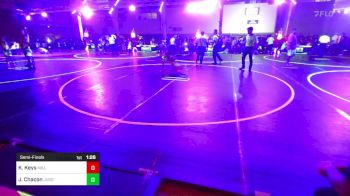 53 lbs Semifinal - Kyan Keys, Millard South WC vs Jarren Chacon, Juggernaut WC