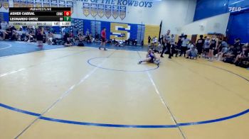 113 lbs Champ Round 1 (16 Team) - Asher Cabral, Cocoa Beach WC vs Leonardo Ortiz, Black Hive