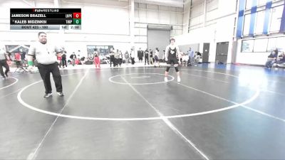 190 lbs Champ. Round 2 - Kaleb Midzinksi, Timpanogos vs Jameson Brazell, Lone Peak