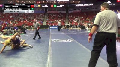 3A-175 lbs Cons. Round 2 - Grant Touney, Dowling Catholic vs Adrian Perez-Hall, Burlington