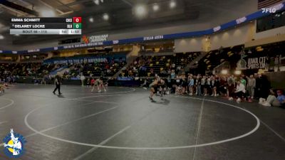 115 lbs Champ. Round 1 - Delaney Locke, Basehor-Linwood HS vs Emma Schmitt, Charles City