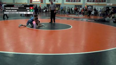 95 lbs Round 4 - Myles Jacobi, Trojan Warrior Elite vs Koen Hennings, Benton Community Wrestling Clu