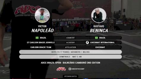 Gustavo Beninca vs Victor Napoleão 2024 ADCC Balneario Open