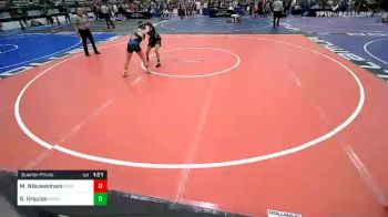 98 lbs Quarterfinal - Madison Nieuwenhuis, MIGRTC vs Giselle Urquizo, Merced Bears WC