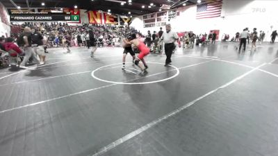 126 lbs Champ. Round 1 - Shaurya Nadkarni, Harvard Westlake vs Fernando Cazares, Warren