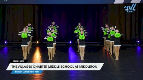 The Villages Charter Middle School at Middleton [2025 Junior High - Pom Semis] 2025 UDA National Dance Team Championship