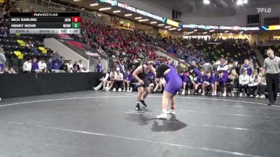 285 lbs Quarterfinal - Henry Mohr, Waukee Northwest vs Nick Darling, Johnston