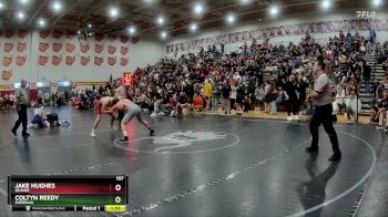 157 lbs Quarterfinal - Coltyn Reedy, Sheridan vs Jake Hughes, Beaver