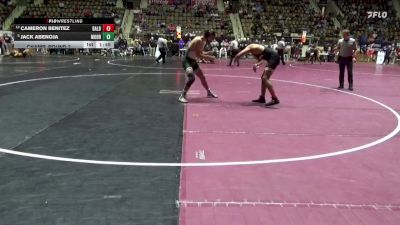6A 157 lbs Champ. Round 2 - Jack Abenoja, Mountain Brook vs Cameron Benitez, Baldwin County