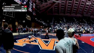 4A-113 lbs Champ. Round 1 - Jayden Mateo, Stockbridge vs Richard Burke, St Pius X School