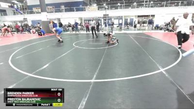 193 lbs Round 1 - Preston Bajramovic, Great Neck Wrestling Club vs Brenden Parker, Warmupgang Wrestling Club