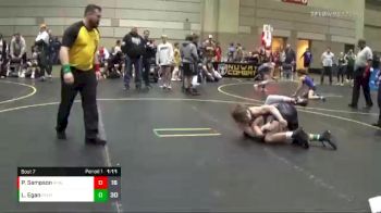 108 lbs Round 3 (6 Team) - Luke Egan, Peer Pressure vs Payton Sampson, Ring Finger Wrestling