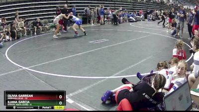 150 lbs Semis & 1st Wrestleback (8 Team) - Olivia Garrean, Nebraska Blue vs Iliana Garcia, Kansas Aqua Lizard