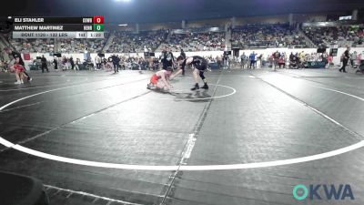 132 lbs Round Of 16 - Eli Stahler, Cowboy Wrestling Club vs Matthew Martinez, Henryetta Knights Wrestling Club