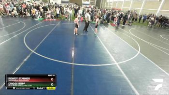 90 lbs Cons. Round 3 - Rowdy Starner, Southwest Wolverines vs Driggs Rupp, Bear River Wrestling Club