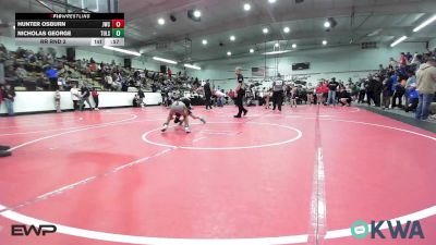58-61 lbs Rr Rnd 2 - Hunter Osburn, Jay Wrestling Club vs Nicholas George, Tulsa North Mabee Stampede