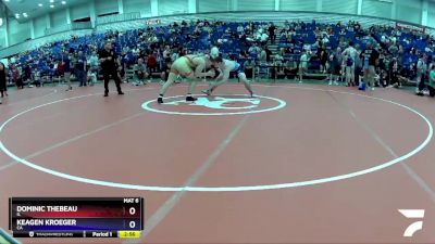 195 lbs Champ. Round 2 - Dominic Thebeau, IL vs Keagen Kroeger, CA