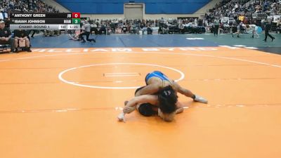 1 - 126 lbs Champ. Round 1 - Isaiah Johnson, Northampton vs Anthony Green, John I. Burton