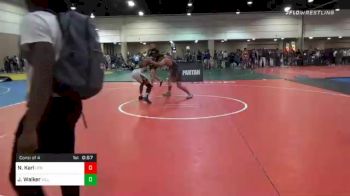 138 lbs Consolation - Nathan Karl, UTB Wrestling vs Jamal Walker, Villains Of Voldosta