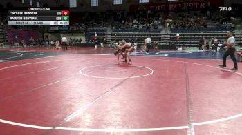 141 lbs Round Of 16 - Wyatt Henson, Lock Haven vs Parker Sentipal, Edinboro