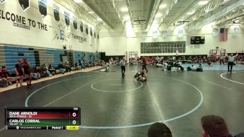 113 lbs Finals (2 Team) - Dane Arnoldi, Rock Springs vs Carlos Corral, Valley