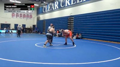 JV-41 lbs Round 4 - Jacob Jones, West Delaware, Manchester vs William Carhoff, Clear Creek-Amana