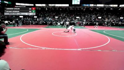 134 lbs Champ. Round 2 - Andrew Childs, CRT2 vs Wyant Dobran, Unattached