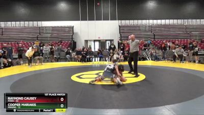 119 lbs Placement Matches (8 Team) - Raymond Causey, POWA vs Cooper Mariakis, Minions