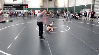 63-68 lbs Round 2 - Oakley Burson, Lexington vs Maya Pacha, Marysville Kids Wrestling
