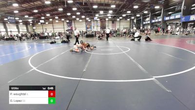 120 lbs Consolation - Preston Waughtel, IL vs Deven Lopez, CO