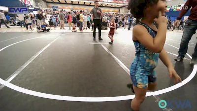 37-40 lbs Rr Rnd 2 - Amelia Mairel, Perry Wrestling Academy vs Kehlani Timms, Bridge Creek Youth Wrestling